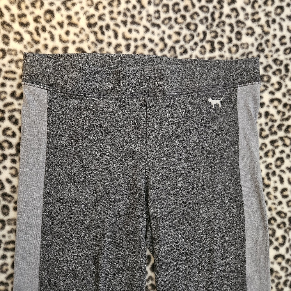 2015 Victoria's Secret PINK Two-Tone Gray Skinny Leg High-Waist Leggings, XS GUC - Picture 3 of 7